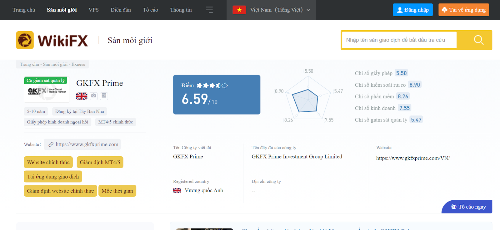 hạ thấp những sàn minh bạch