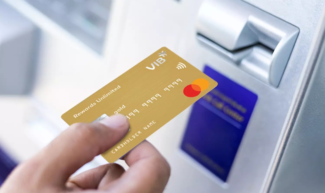 Rút tiền thẻ tín dụng VIB