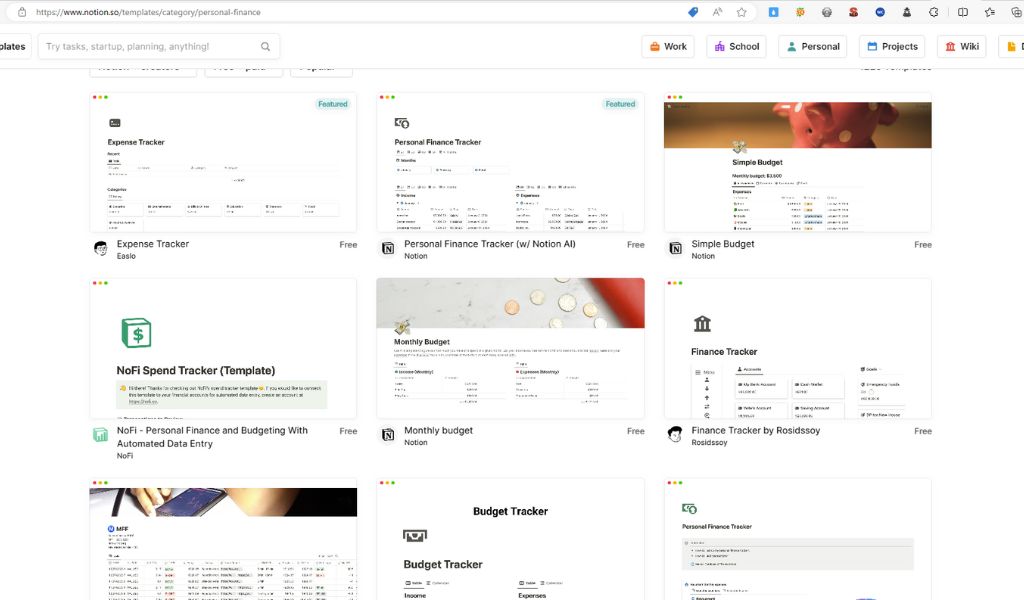 Notion là một công cụ quản lý tài chính cá nhân miễn phí, hiệu quả