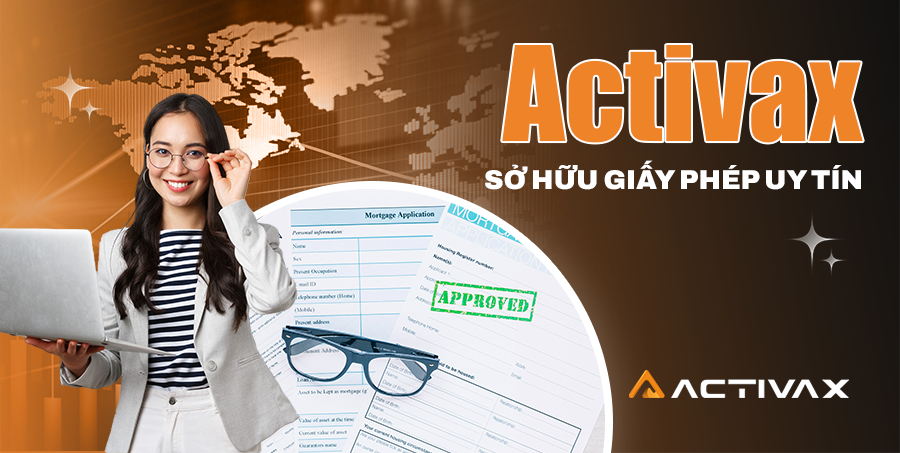 Activax sở hữu giấy phép uy tín