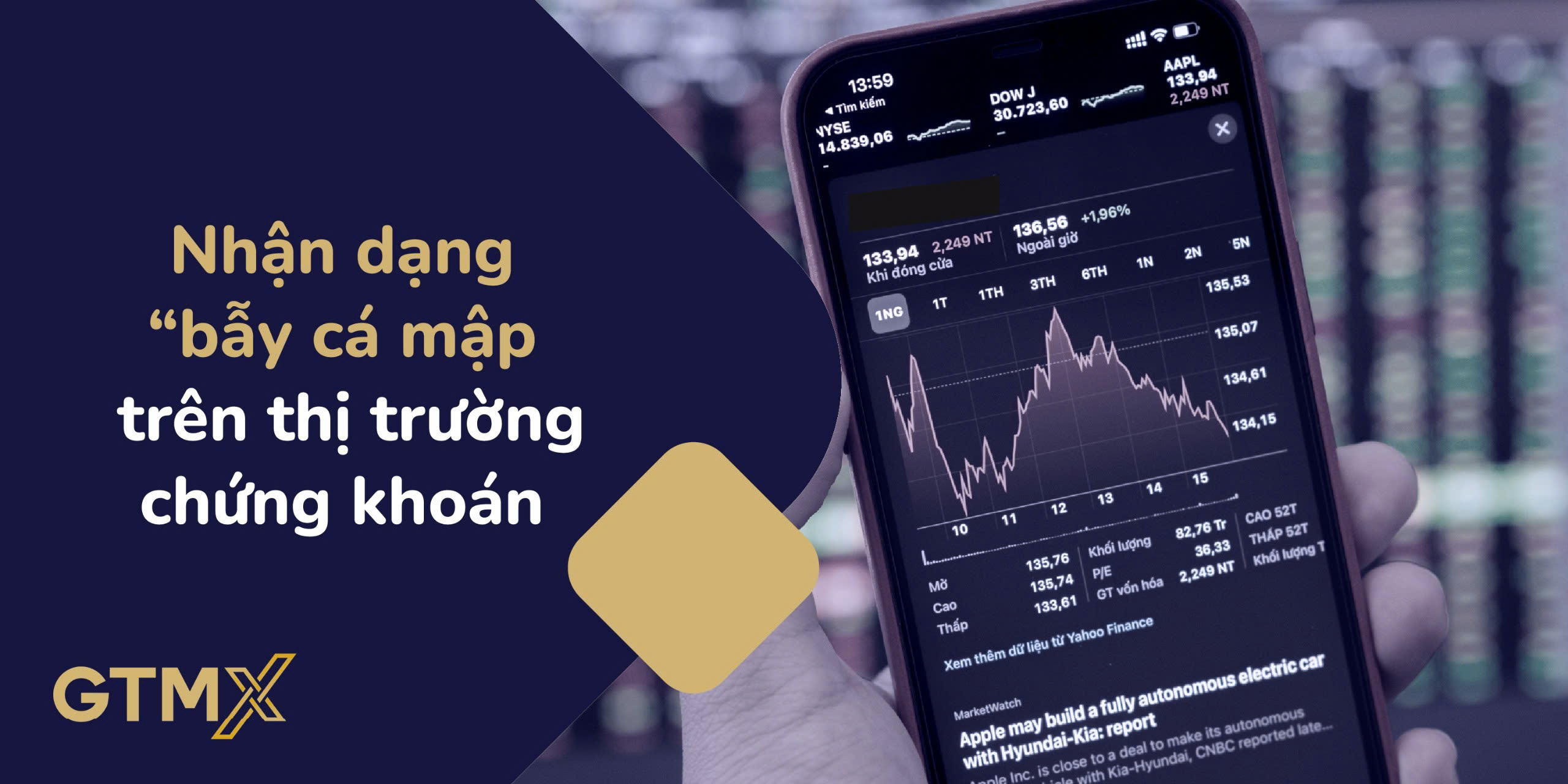 Nhận dạng “bẫy cá mập” trên thị trường chứng khoán

